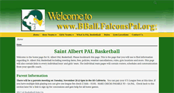 Desktop Screenshot of bball.falconspal.org