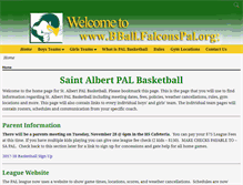 Tablet Screenshot of bball.falconspal.org